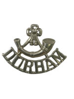 WW1 British BEF Durham Light Infantry Shoulder Title Insignia Single