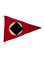 WW2 German NSDAP Supporter Printed Cotton Pennant Multi Piece 6" X 9"
