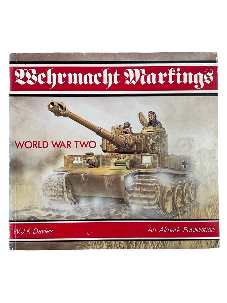 WW2 German Wehrmacht Markings World War 2 WJK Davies Almark Used Softcover Reference Book WW2 German Wehrmacht Markings World War 2 WJK Davies Almark Used Softcover Reference Book