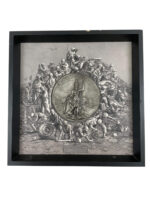 Canadian Forces Op Athena Roto 11 Mixed Media Framed 13" X 13" With COC