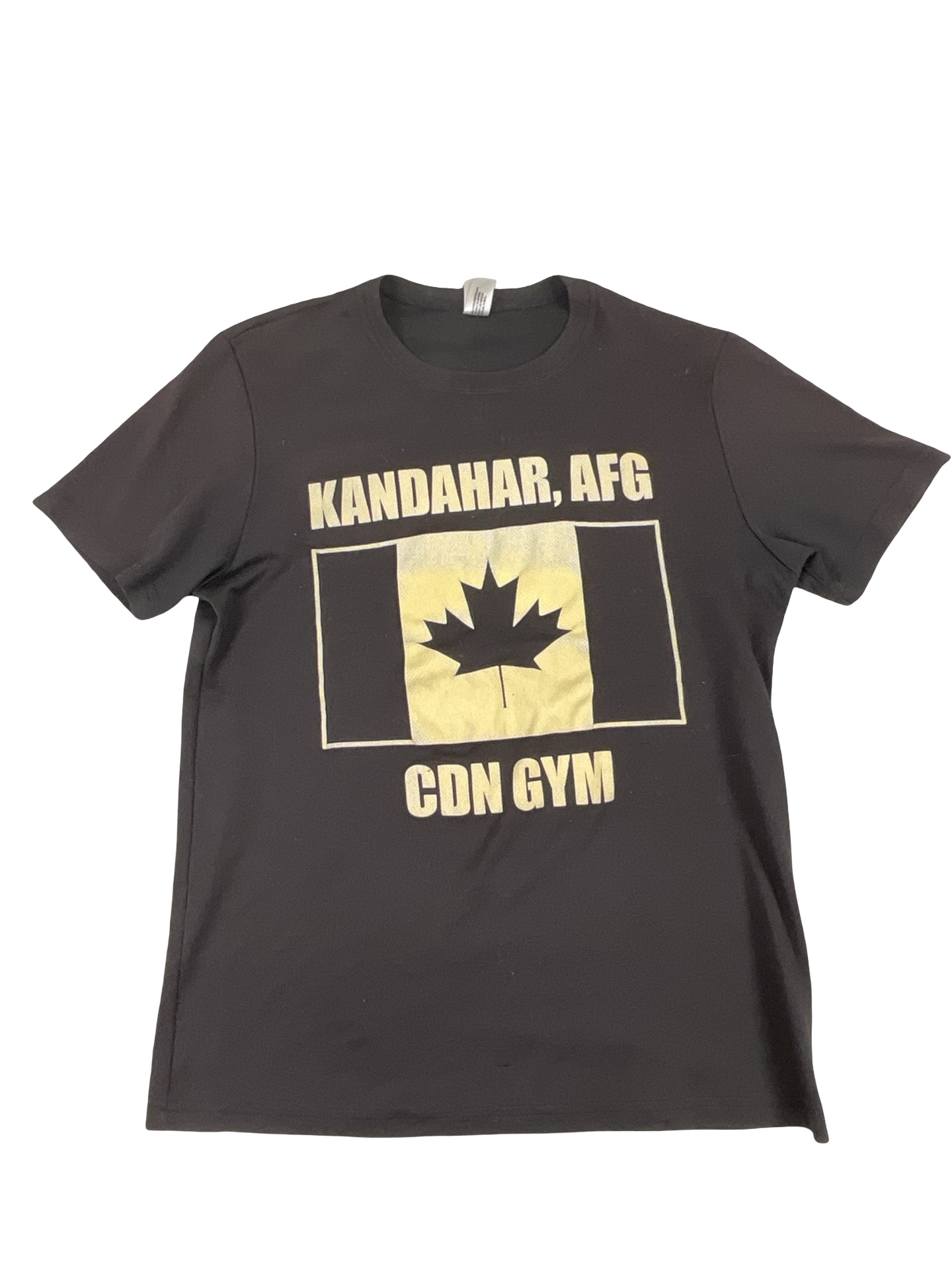 Canadian Forces Afghanistan Kandahar AFG Canadian Gym T-Shirt Size Medium Canadian Forces Afghanistan Kandahar AFG Canadian Gym T-Shirt Size Medium