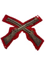 British Victorian Volunteer Marksman Bullion Wire Trade Badge 2 British Victorian Volunteer Marksman Bullion Wire Trade Badge 2