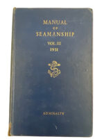 Canadian Navy Manual of Seamanship Vol 3 1951 Used Hardcover Reference Book