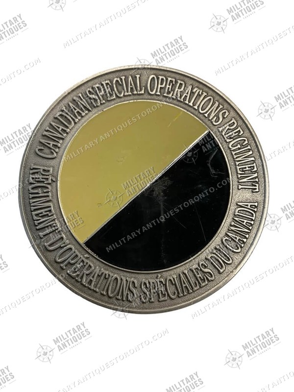 Canadian Afghanistan CSOR Achievement Award Challenge Coin - Military ...