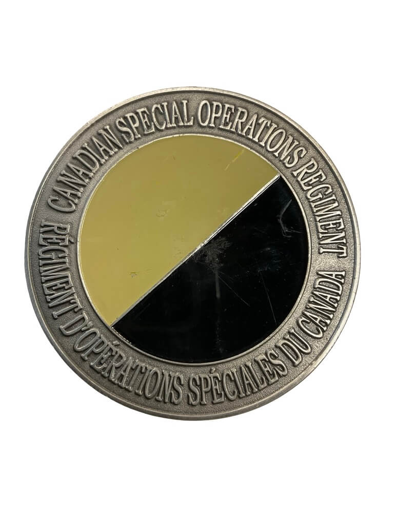 Canadian Afghanistan CSOR Achievement Award Challenge Coin Canadian Afghanistan CSOR Achievement Award Challenge Coin