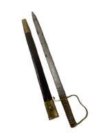 British Victorian Pioneer Sword With Scabbard Royal Irish Rifles British Victorian Pioneer Sword With Scabbard Royal Irish Rifles