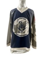 Canadian Forces Afghanistan CANCAP Scorpions Hockey Jersey Size XL Signed Canadian Forces Afghanistan CANCAP Scorpions Hockey Jersey Size XL Signed