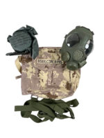 Canadian Forces C4 Respirator in Arid CADPAT Bag