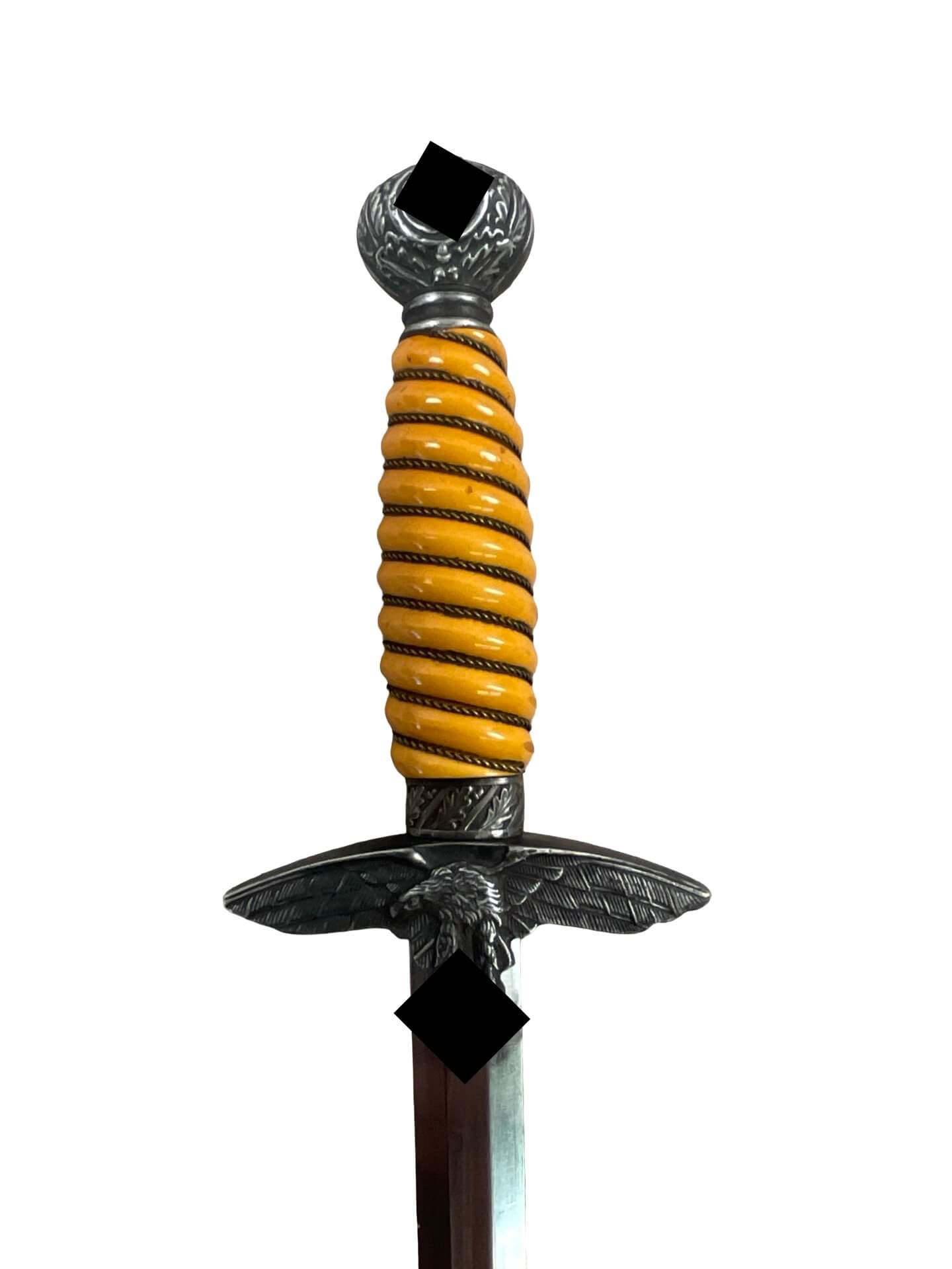 WW2 German Luftwaffe Dagger With Scabbard Hangers and Knot Maker Alcosa WW2 German Luftwaffe Dagger With Scabbard Hangers and Knot Maker Alcosa