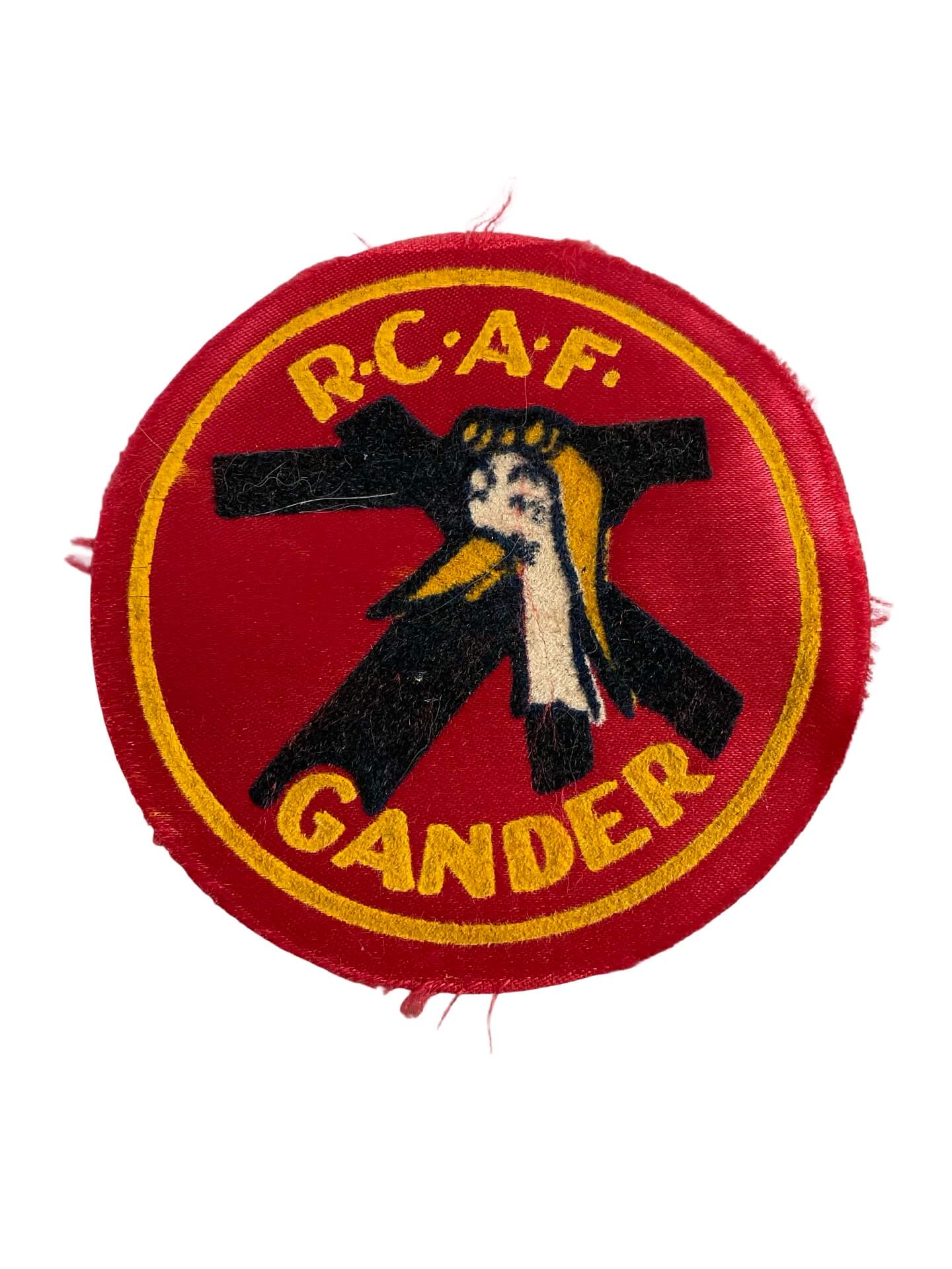 WW2 Canadian RCAF Gander Newfoundland Screen Printed Squadron Patch WW2 Canadian RCAF Gander Newfoundland Screen Printed Squadron Patch