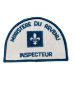 Canadian Quebec Ministry of Revenue Inspector Patch