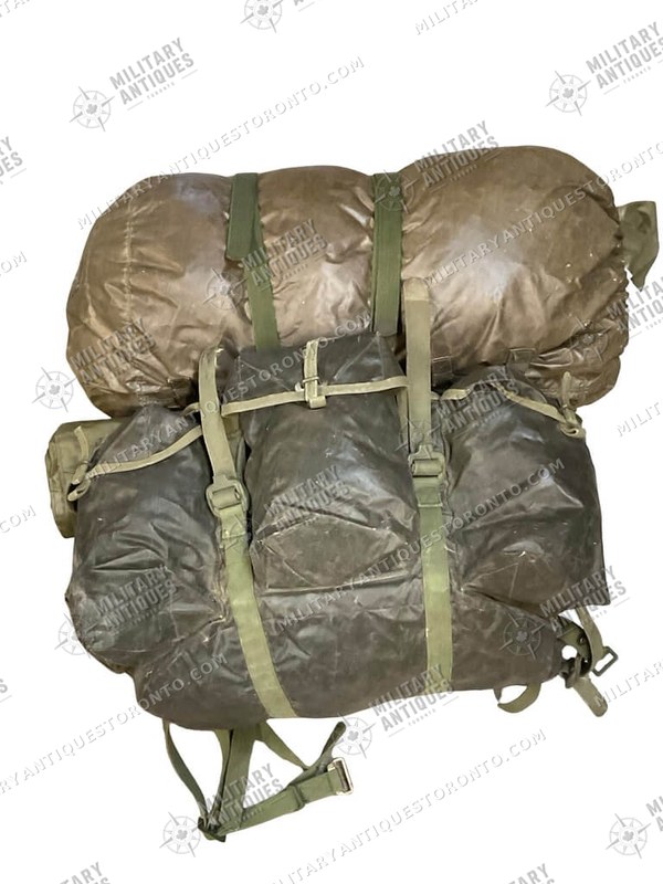 Canadian Forces Ruck Canadian Forces Jump Ruck 64 Pattern With X53 Sleeping Bag Carrier and ...