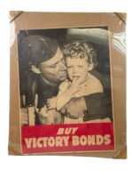 WW2 Canadian Buy Victory Bonds Poster 24" X 18"