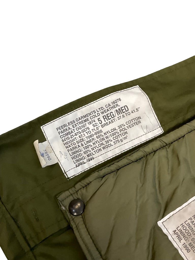 Canadian Forces OD Green Combat Parka Size 5 Canadian Forces OD Green Combat Parka Size 5