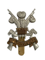 WW2 British 3rd Carabiniers Prince of Wales's Dragoon Guards Cap Badge