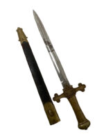 British Victorian Bandsman Short Sword With Scabbard Maker Mole British Victorian Bandsman Short Sword With Scabbard Maker Mole