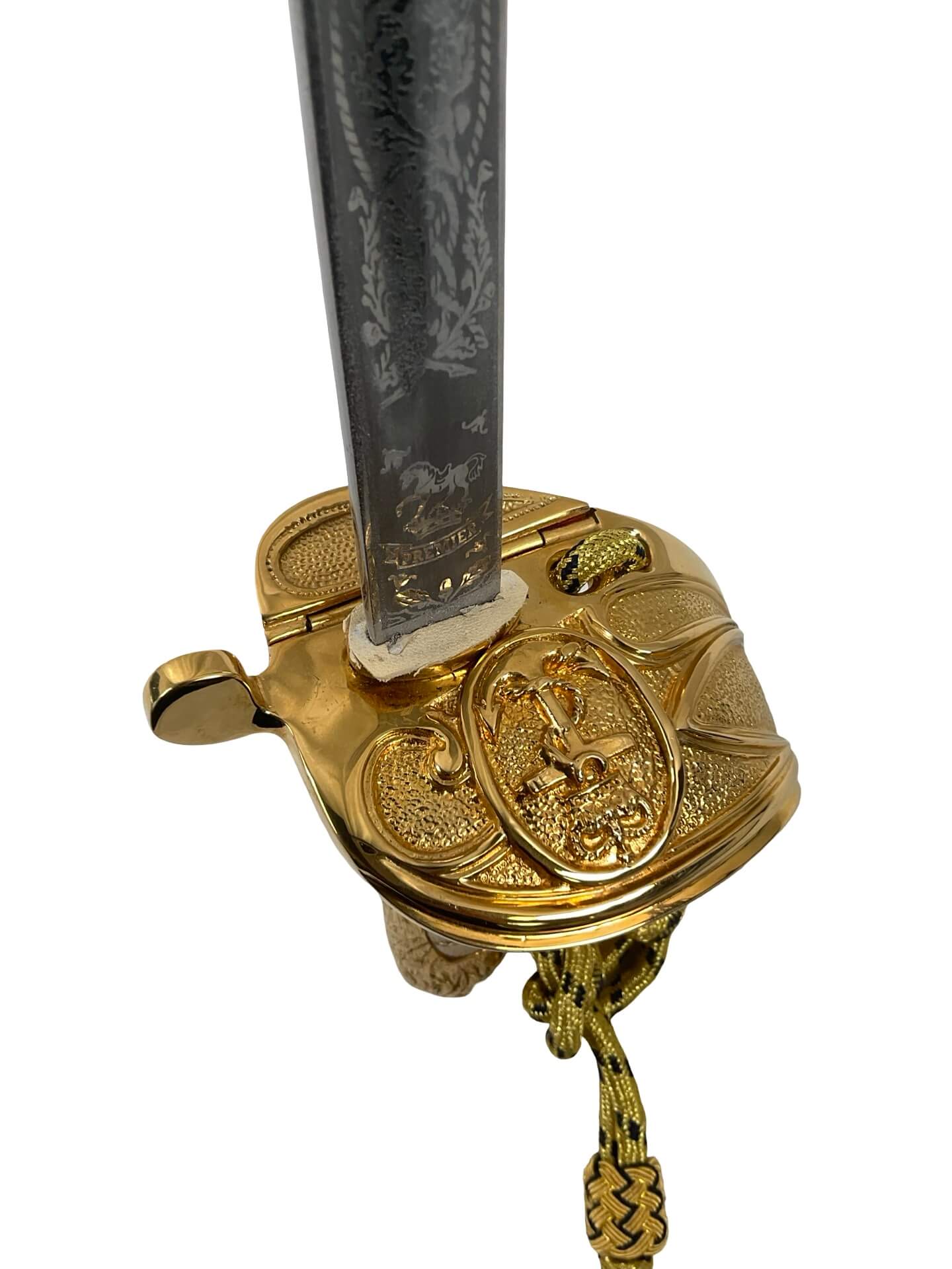 Canadian RCN Navy Officer's Sword with Scabbard and Knot Canadian RCN Navy Officer's Sword with Scabbard and Knot