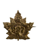 WW1 Canadian CEF 227th Battalion Collar Insignia Single WW1 Canadian CEF 227th Battalion Collar Insignia Single