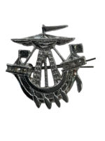 Canadian Forces Galley of Lorne Scots Leather Sporran Badge