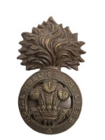 WW2 British Royal Welch Fusiliers Officer's Bronze OSD Cap Badge
