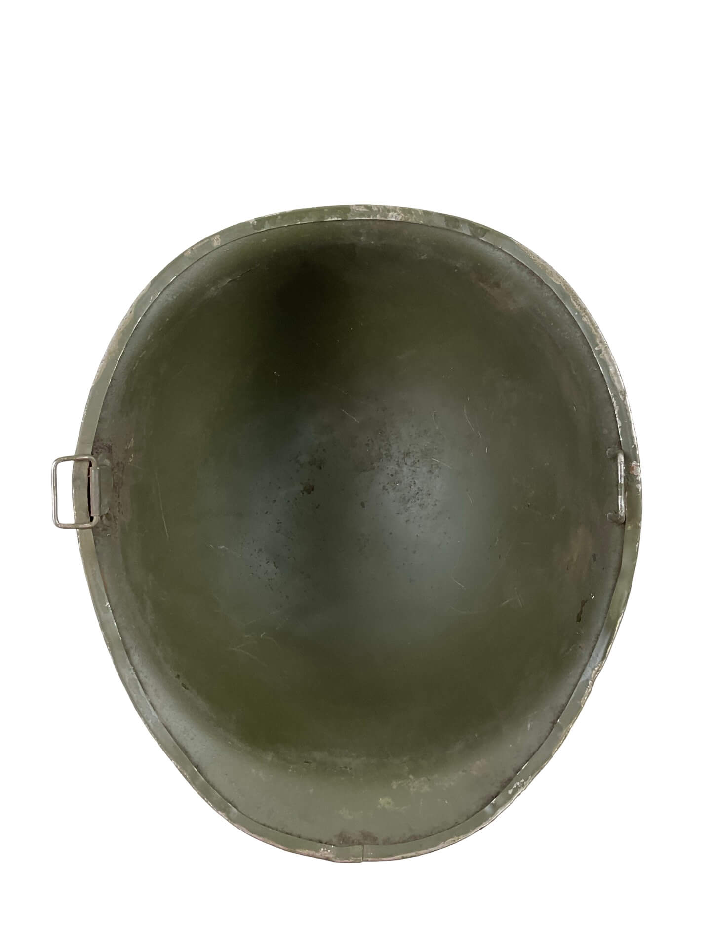 WW2 US Army Steel Helmet Front Seam Fixed Bale Shell WW2 US Army Steel Helmet Front Seam Fixed Bale Shell