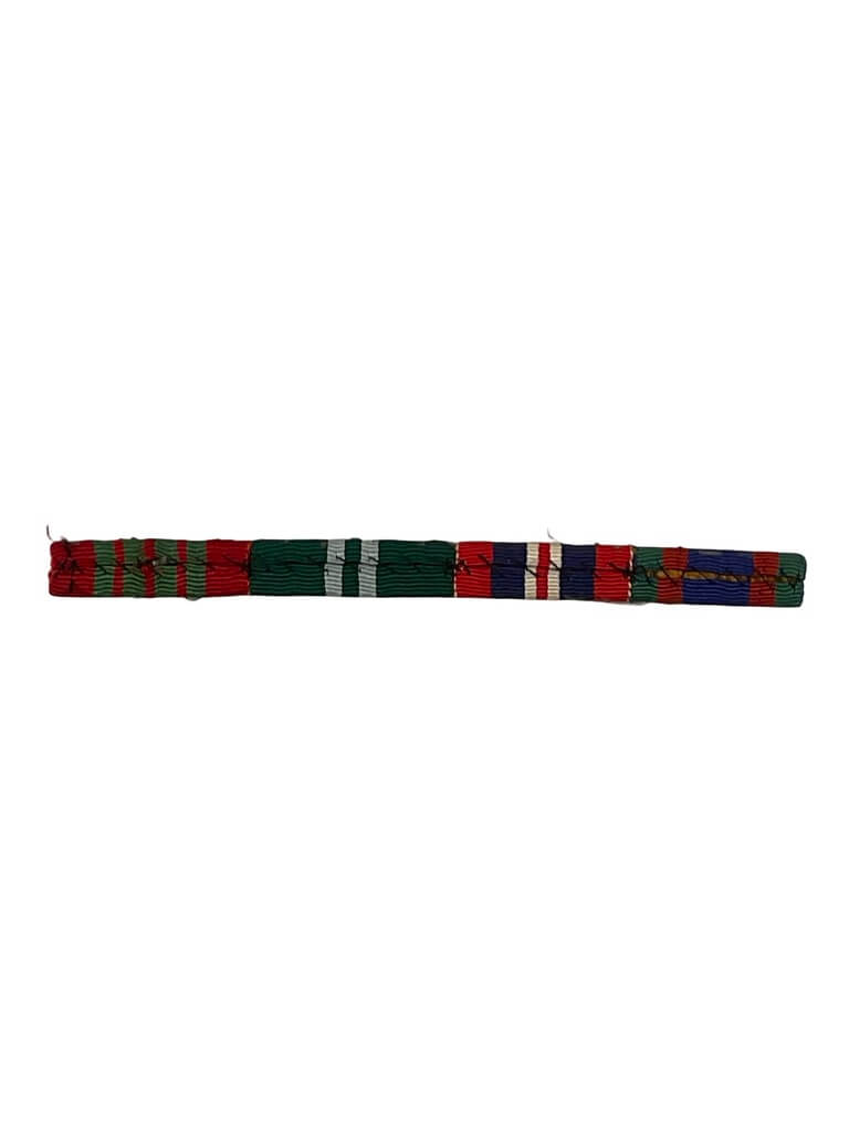 WW2 Canadian Ribbon Bar X 4 With French Decoration WW2 Canadian Ribbon Bar X 4 With French Decoration