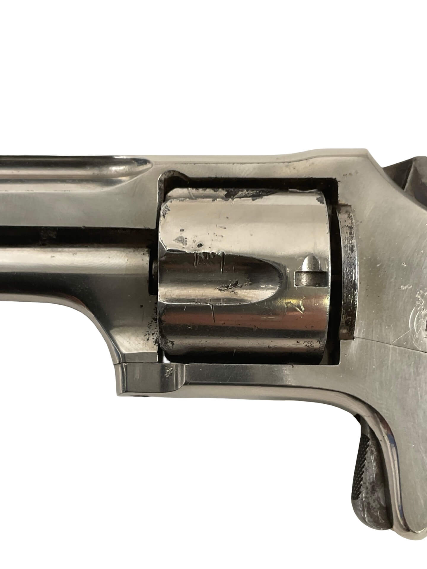 Remington Smoot 30 Caliber 6 Shot Revolver Nickel Finish ANTIQUE NO PERMIT REQUIRED Remington Smoot 30 Caliber 6 Shot Revolver Nickel Finish ANTIQUE NO PERMIT REQUIRED