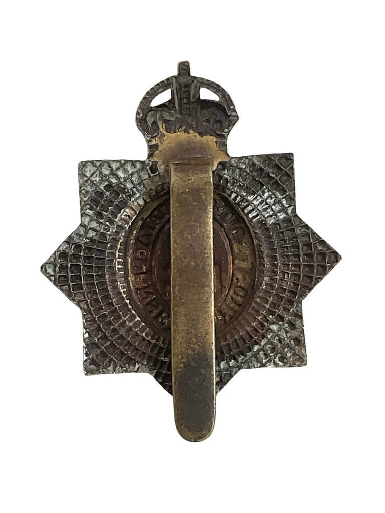 WW2 British 1st King's Dragoon Guards Cap Badge WW2 British 1st King's Dragoon Guards Cap Badge