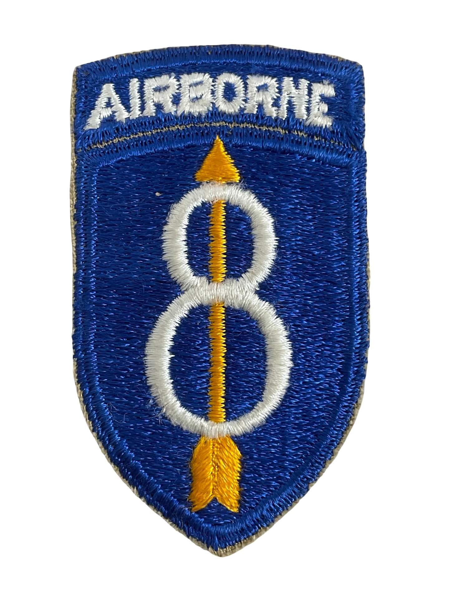 WW2 US Army Airborne 8th Division Patch WW2 US Army Airborne 8th Division Patch