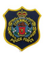 Canadian Cornwall Ontario Yellow Border Police Force Patch