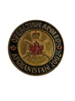 Canadian Afghanistan Operation Apollo 2002 GM Defense Challenge Coin