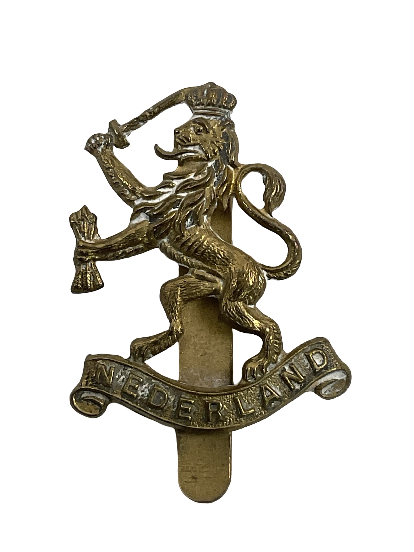 WW2 Dutch Nederland Netherlands Cap Badge WW2 Dutch Nederland Netherlands Cap Badge