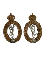 WW2 British Royal Corps of Signals Collars Insignia Pair