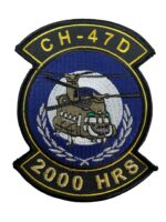 Greek Hellenic Army Aviation CH-47D 2000 Flight Hours Helicopter Patch