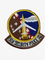 US USAF 92nd Security Police Squadron Helicopter Patch