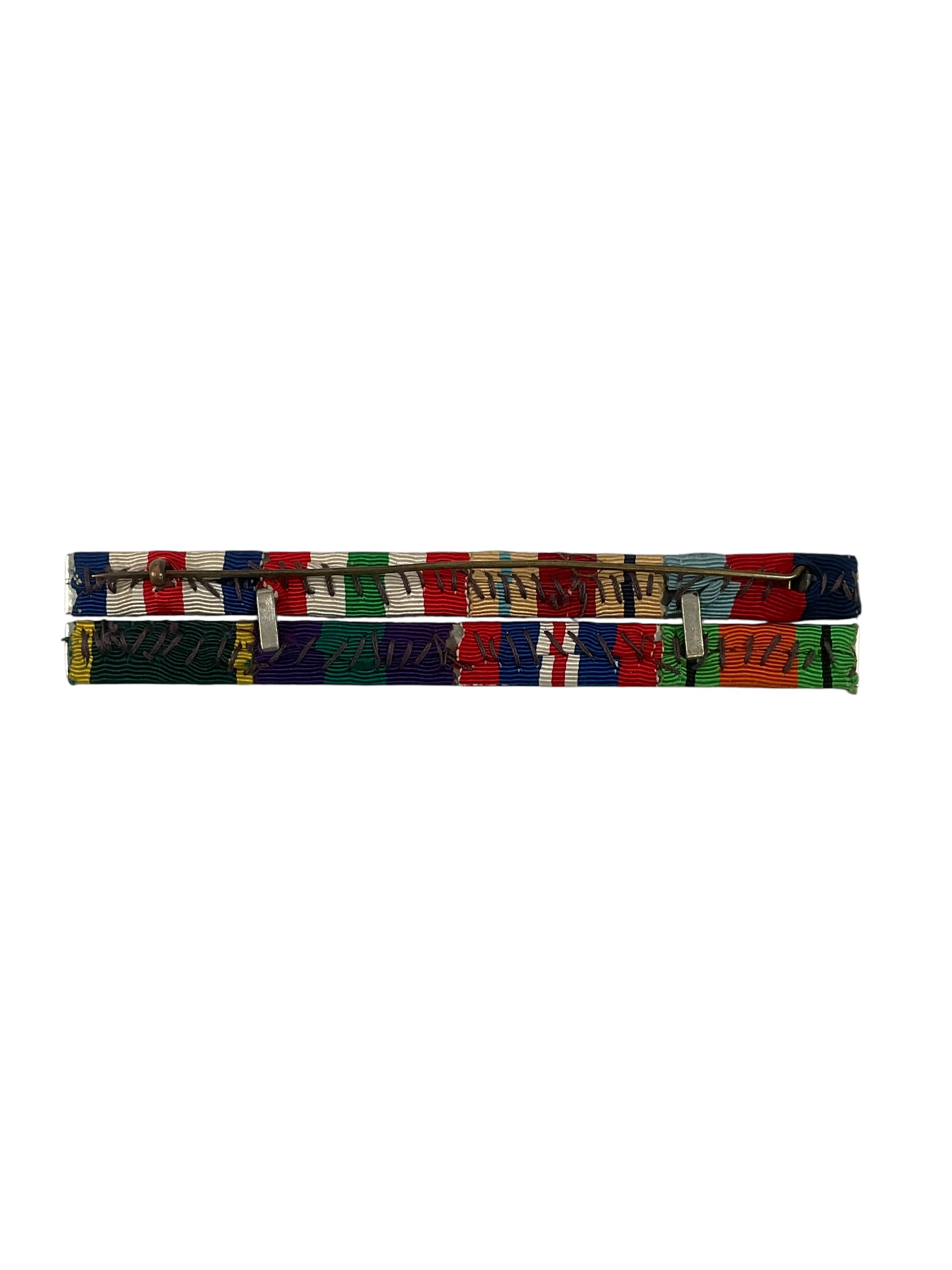WW2 British 8 Place Medal Ribbon Bar WW2 British 8 Place Medal Ribbon Bar