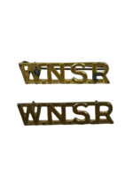WW2 Canadian West Nova Scotia Regiment WNSR Shoulder Titles Insignia Pair