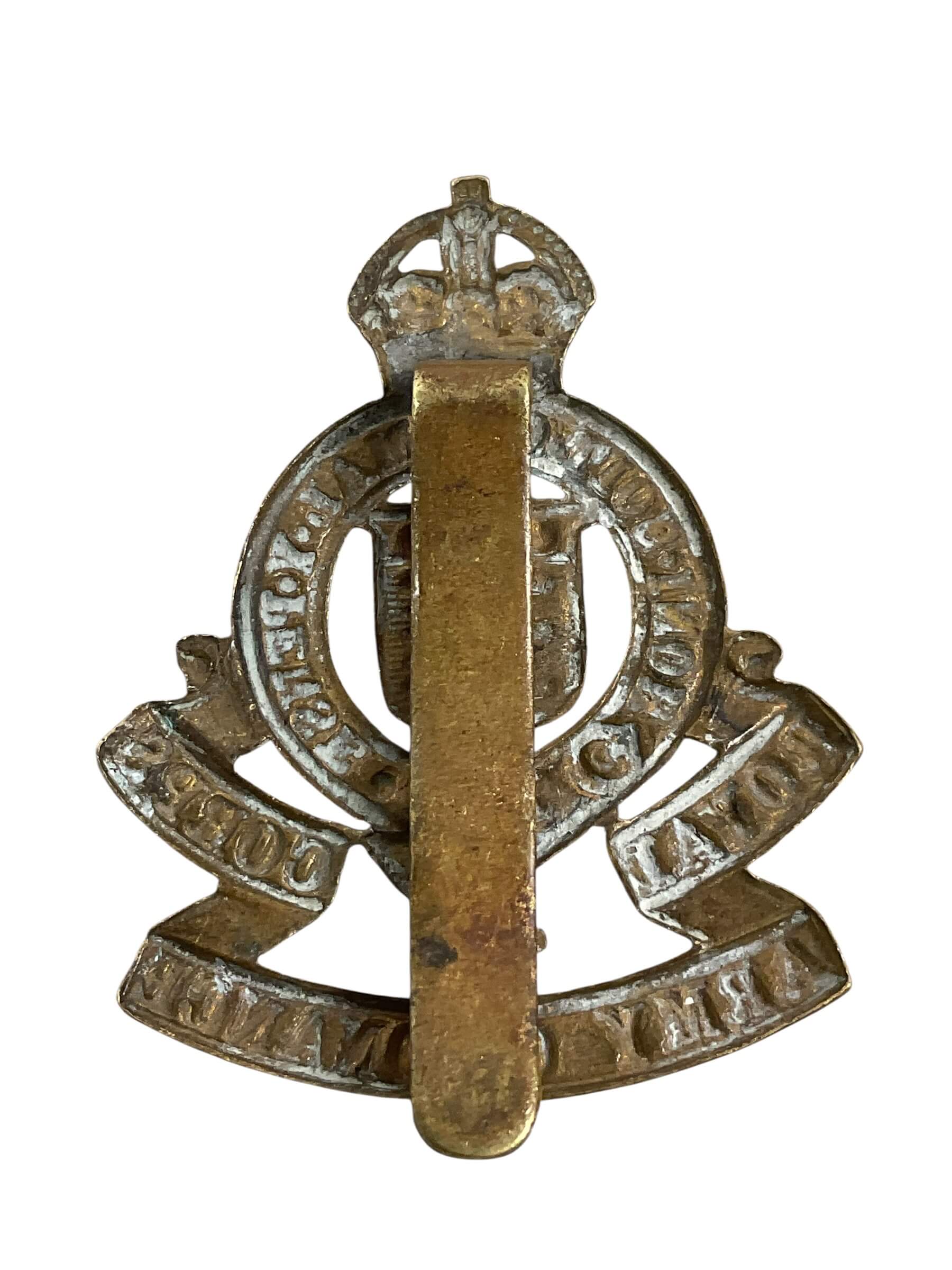 WW2 British Royal Army Ordnance Corps Cap Badge WW2 British Royal Army Ordnance Corps Cap Badge