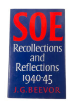 WW2 British SOE Recollections and Reflections 1940-45 Used Hardcover Reference Book