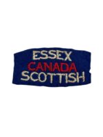 WW2 Canadian Essex Scottish Canada Shoulder Title Insignia Single (1) WW2 Canadian Essex Scottish Canada Shoulder Title Insignia Single (1)