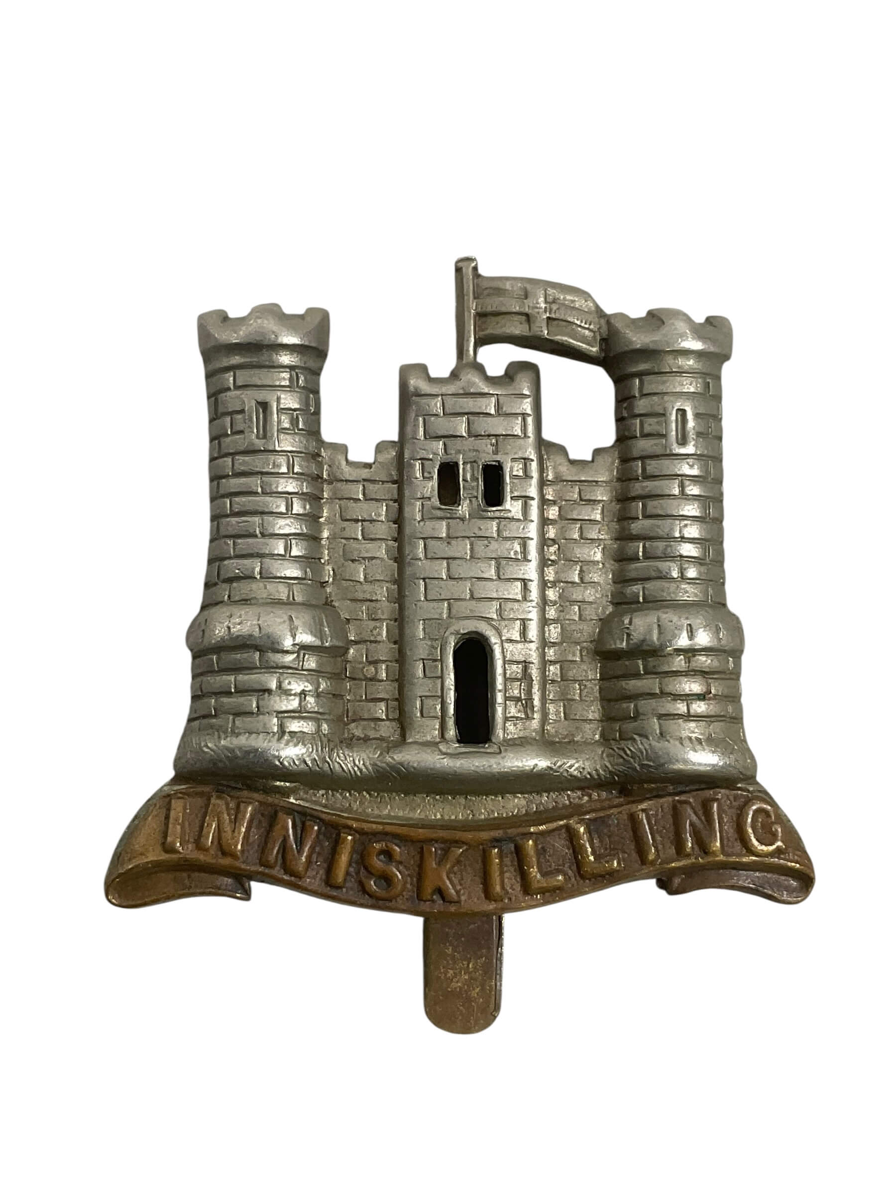 WW2 British Inniskilling Dragoons Cap Badge WW2 British Inniskilling Dragoons Cap Badge