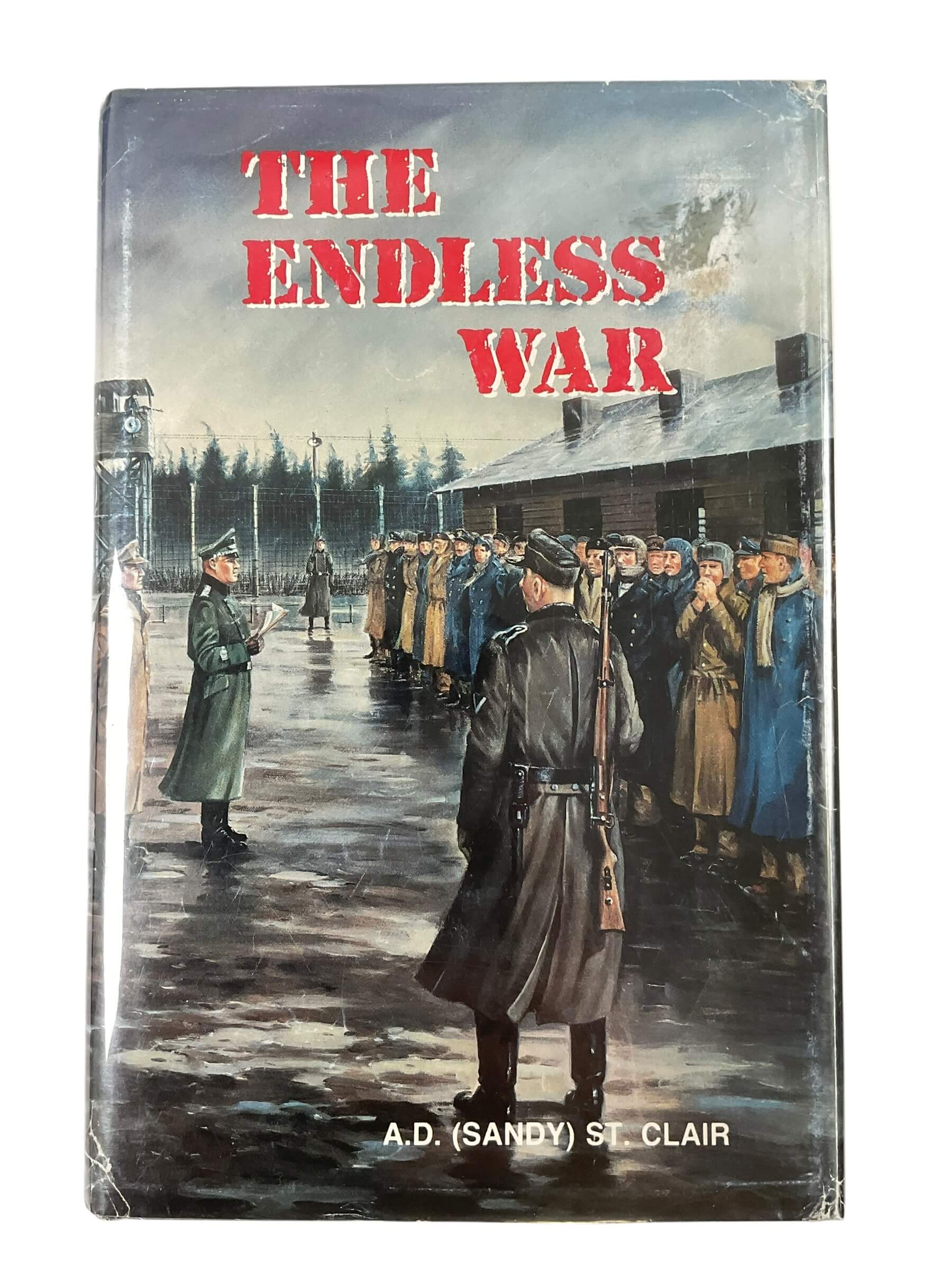 WW2 British RA POW The Endless War Memoir A.D. St Clair Used Hardcover Reference Book WW2 British RA POW The Endless War Memoir A.D. St Clair Used Hardcover Reference Book