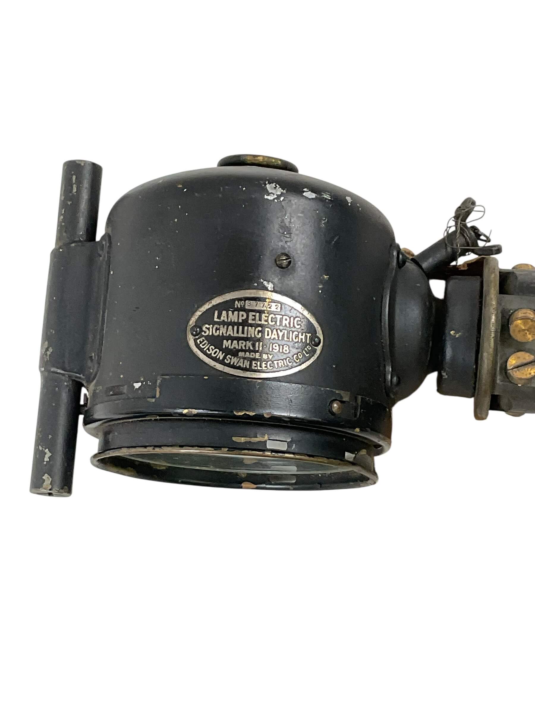 WW1 Canadian CEF Signaling Lamp Dated 1918 With Helio Graf Mirrors WW1 Canadian CEF Signaling Lamp Dated 1918 With Helio Graf Mirrors
