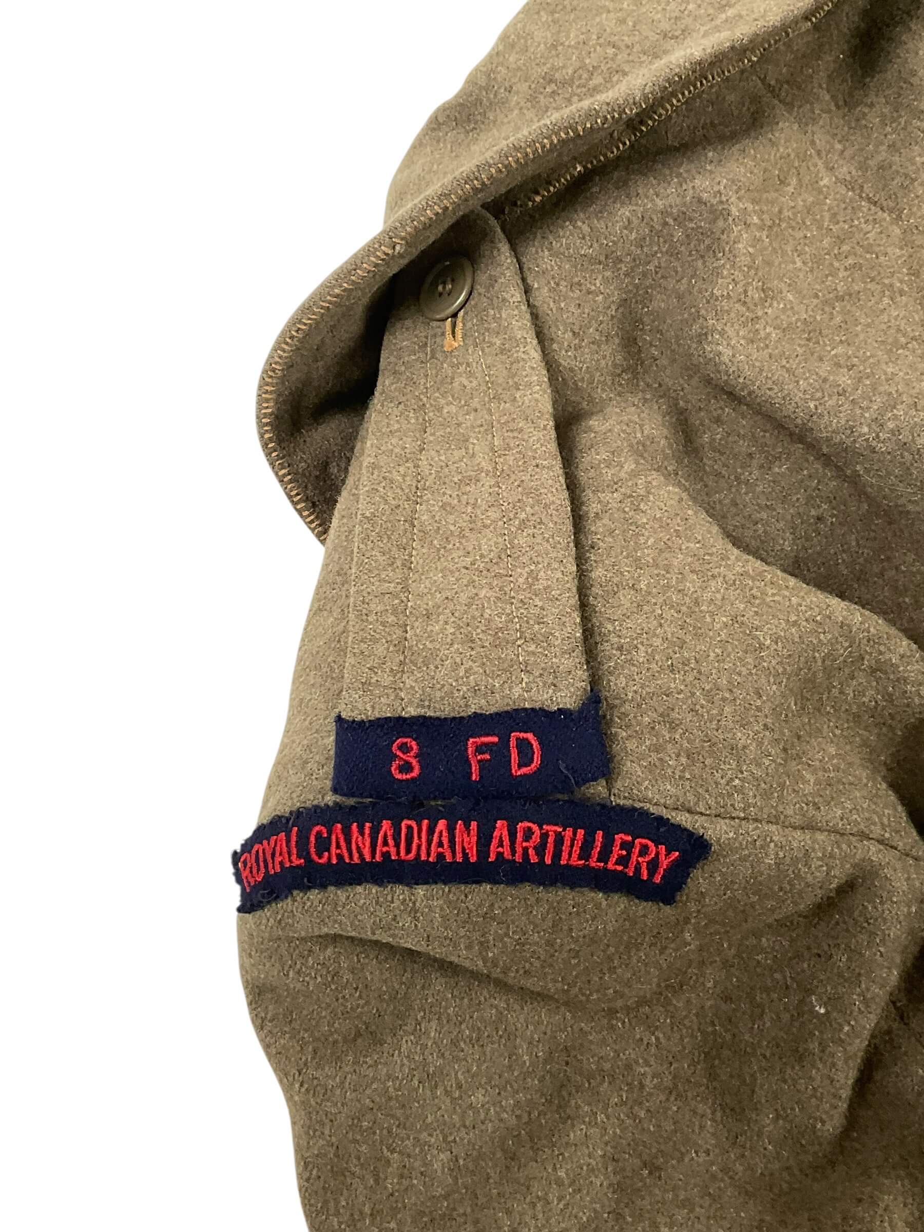 Canadian Army Korean War Greatcoat Dated 1951 Size 5 Canadian Army Korean War Greatcoat Dated 1951 Size 5