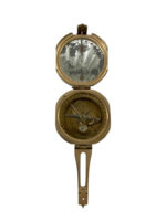 WW2 British Brass Surveyor's Compass Broad Arrowed Dated 1941