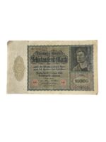 German 10000 Mark Reichs Banknote Dated 1922