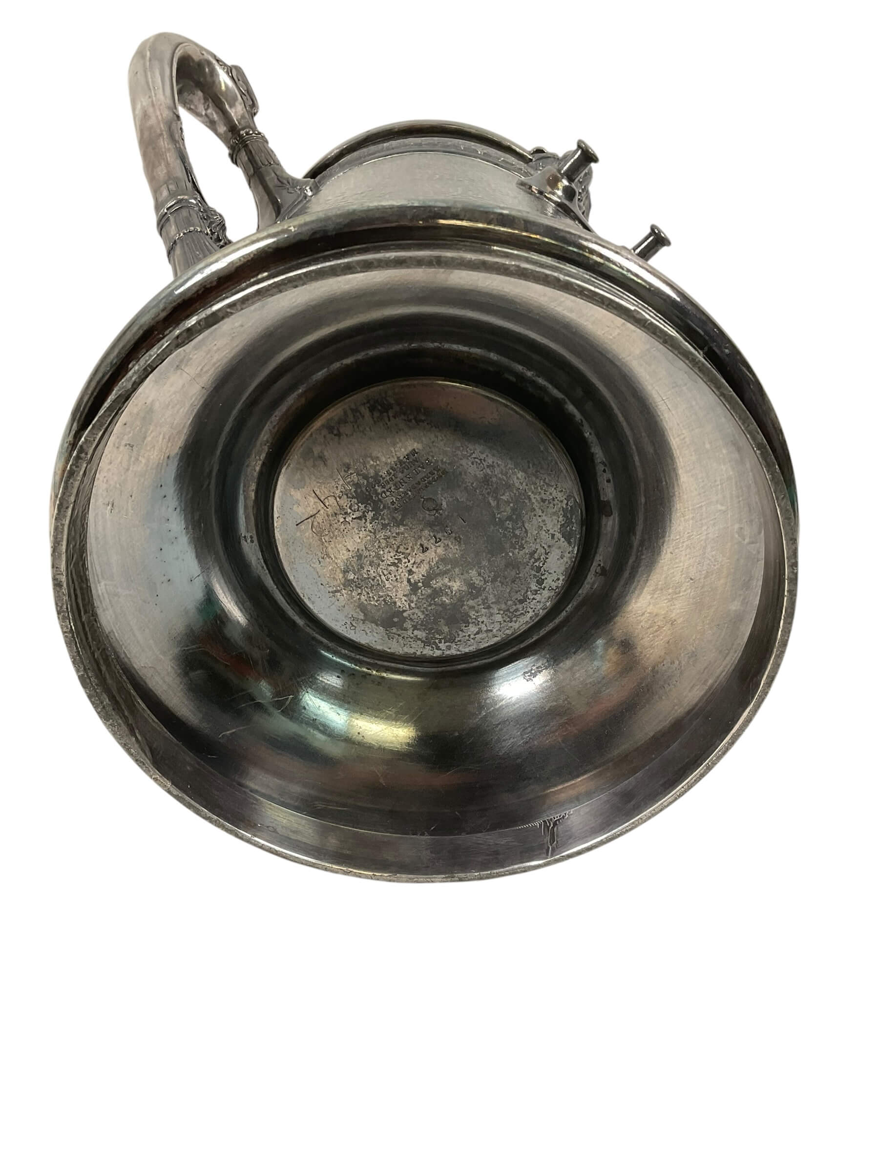 US Company D Second Corps Cadets M.V.M Silver Plated Inscribed Water Pitcher Maker Reed & Barton US Company D Second Corps Cadets M.V.M Silver Plated Inscribed Water Pitcher Maker Reed & Barton