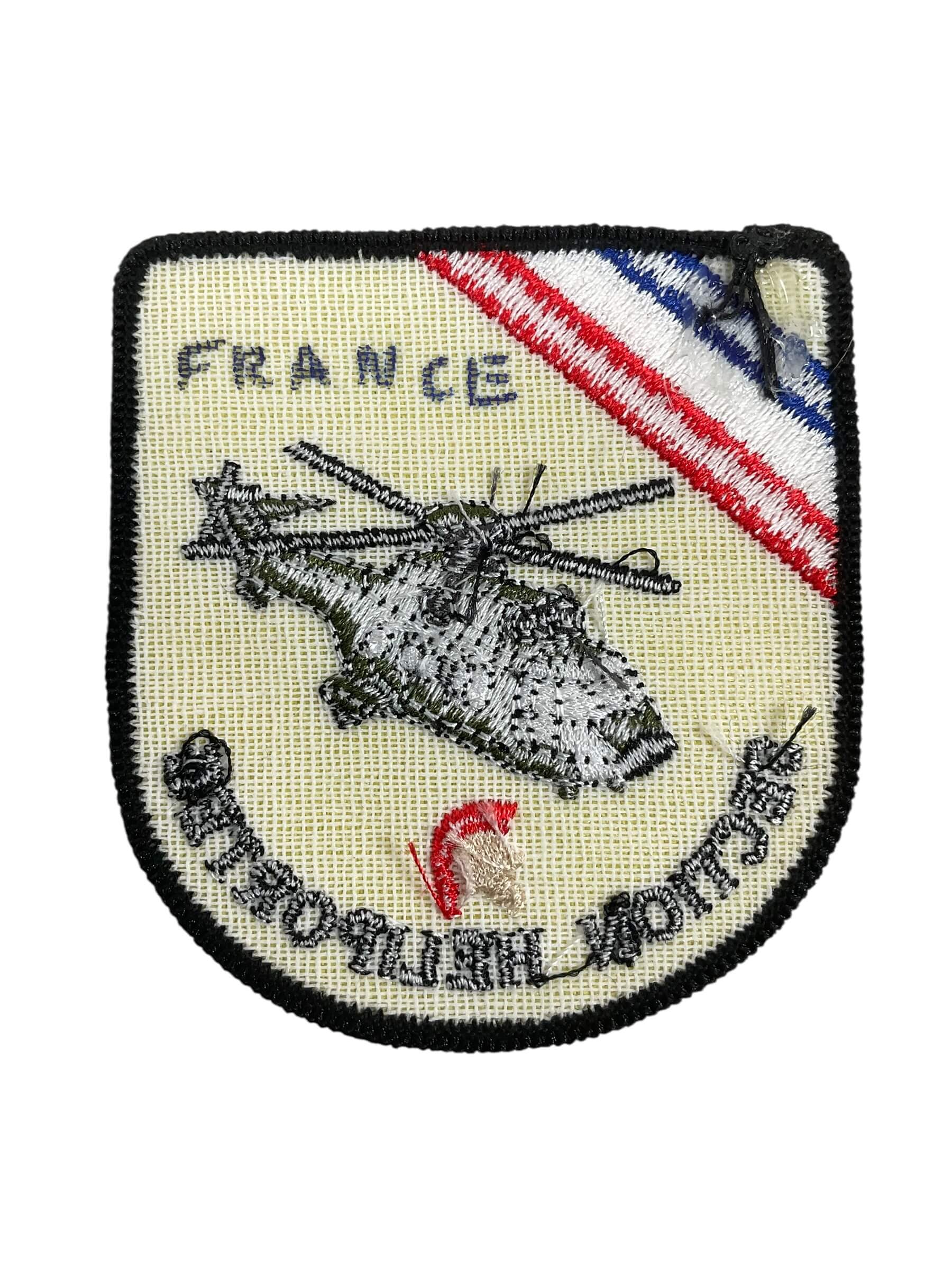 French Army Helicopter Section Patch French Army Helicopter Section Patch