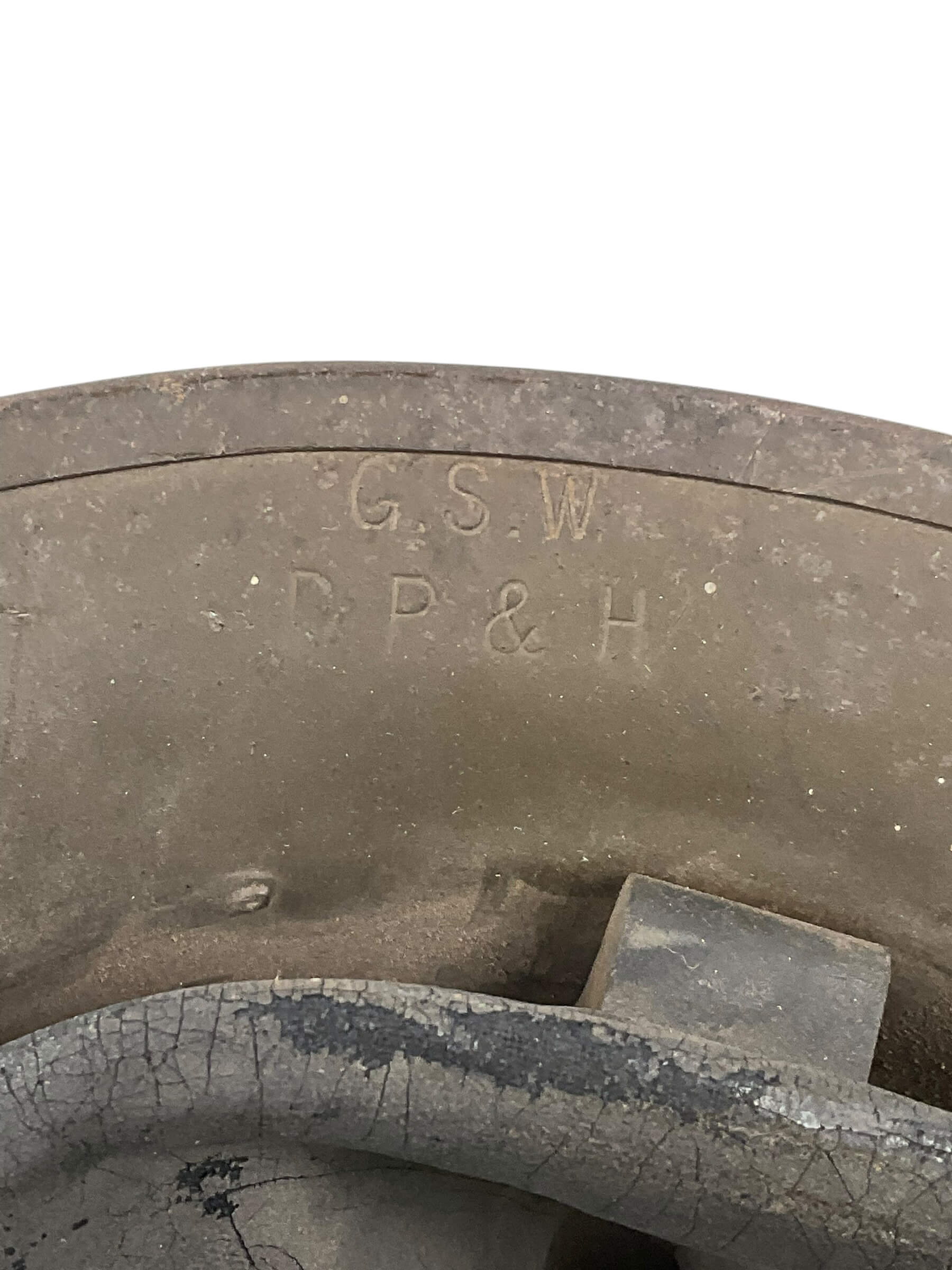 WW2 Canadian Army Mk2 Helmet GSW-DP&H Size 7 1/2 WW2 Canadian Army Mk2 Helmet GSW-DP&H Size 7 1/2