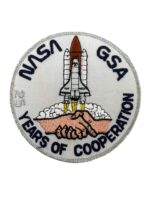 US NASA GSA 25 Years of Cooperation Patch